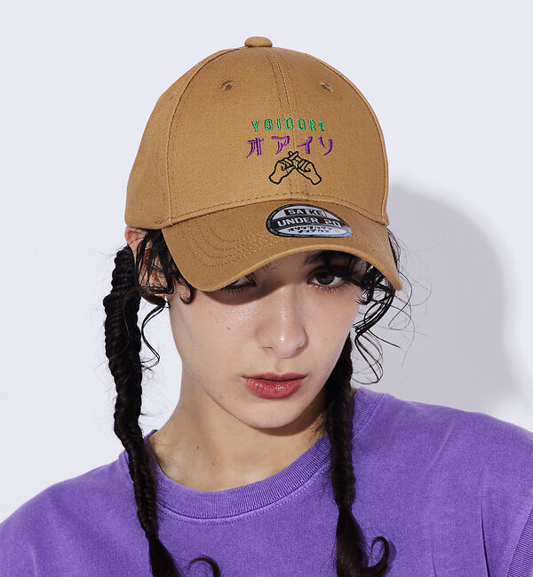 ABAHOUSE「【YOIDORE/ヨイドレ 】 オアイソ刺繍 CAP/24HRS OPEN/ベー」|その他|ブラウン系その他1