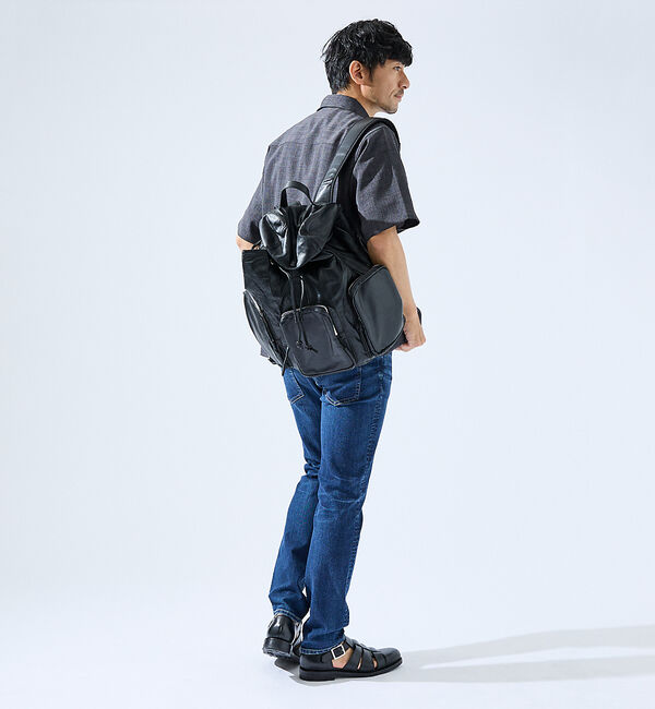 ABAHOUSE「【セットアップ対応】吸水速乾 リネンライク 半袖シャツ」|シャツ・ブラウス|