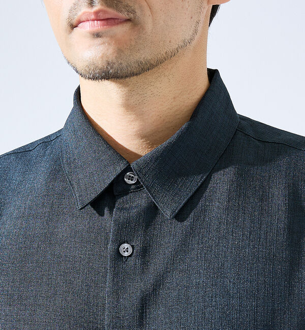 ABAHOUSE「【セットアップ対応】吸水速乾 リネンライク 半袖シャツ」|シャツ・ブラウス|