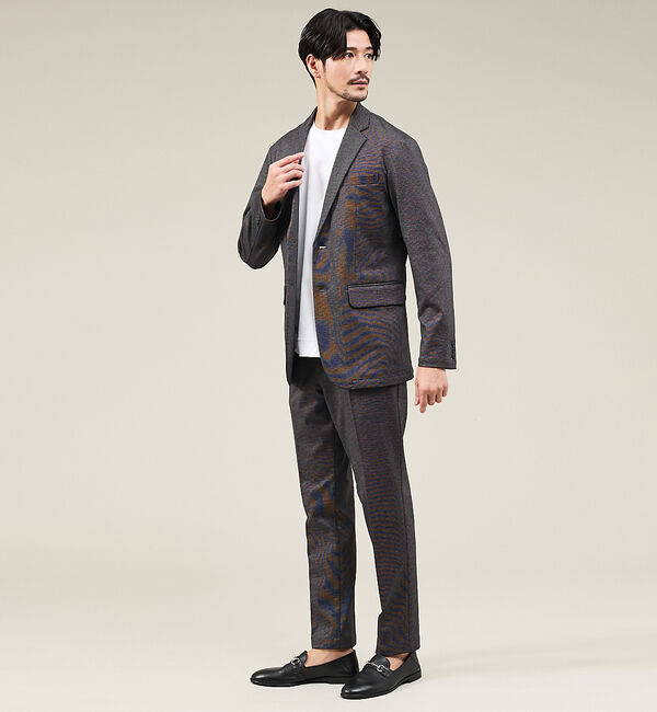 ABAHOUSE「【新型/セットアップ対応】ポンチ イージースラックス / 4WAYストレッチ /」|スラックス|