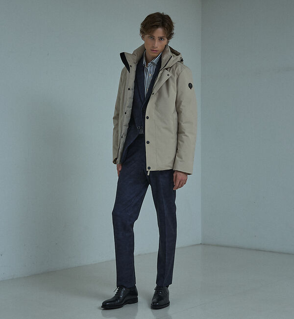 ABAHOUSE「【セットアップ対応】Down Fabric フェードスエード ジャケット / F」|テーラードジャケット|