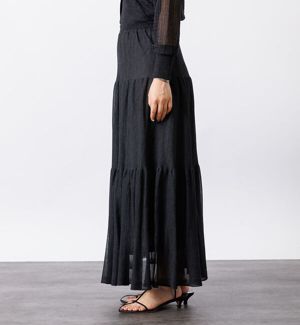 Rouge vif「【セットアップ対応】シアーティアードスカート」|スカート|