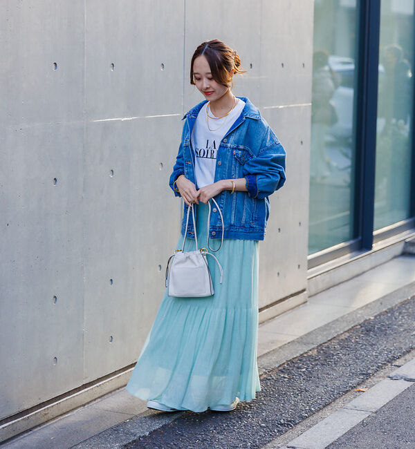 Rouge vif「【セットアップ対応】シアーティアードスカート」|スカート|