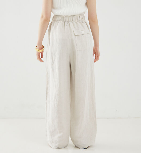 Rouge vif「【追加】レーヨンリネンベイカーイージーパンツ」|その他|