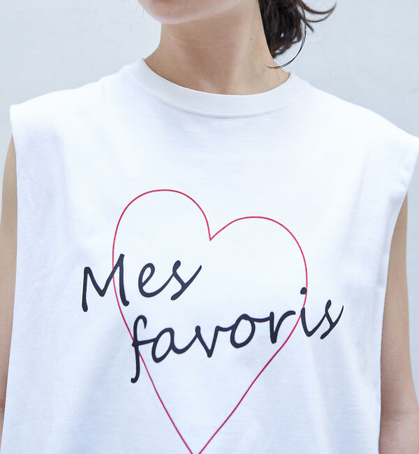 Rouge vif「ハートロゴノースリボックスTEE」|Tシャツ・カットソー|