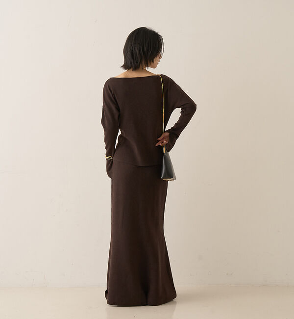 Rouge vif「【セットアップ対応】フレアドルマンニットプルオーバー」|ニット・セーター|