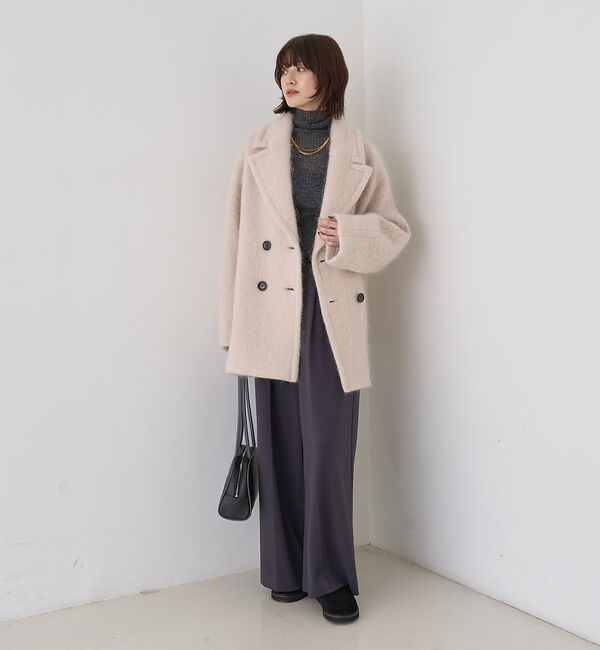 Rouge vif「シャギーピーコート」|ピーコート|