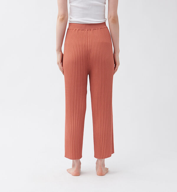 qualite「【WEB・一部店舗限定】《セットアップ対応》リブニットワイドパンツ」|その他|