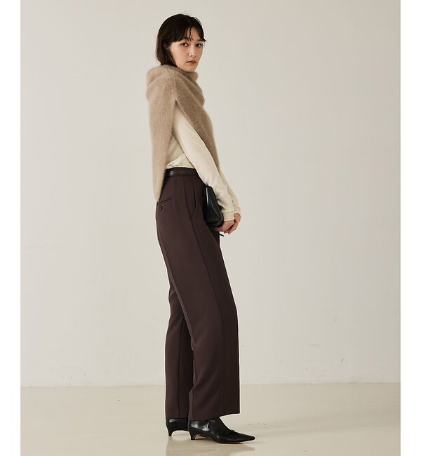 qualite「【セットアップ対応】センタープレスストレートパンツ」|その他|