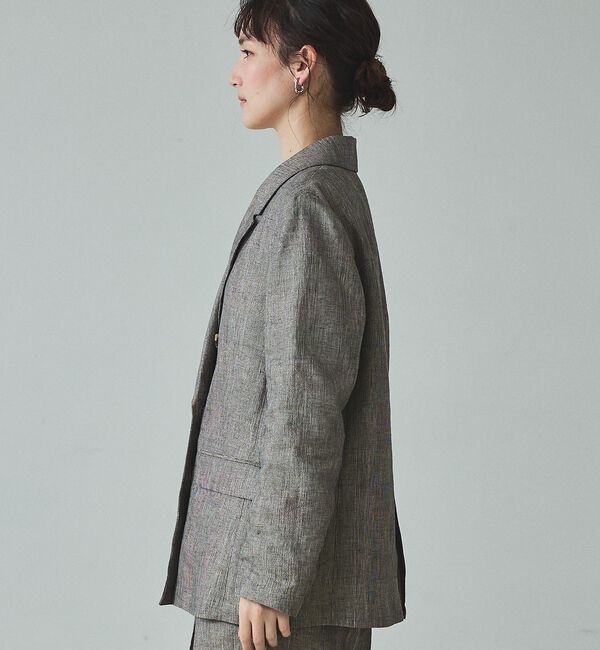 qualite「【セットアップ対応】ラメリネンジャケット」|その他|