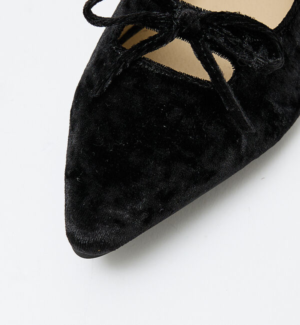 AU BANNISTER「【販売店舗限定】ダブルリボンポインテッドパンプス」|パンプス|