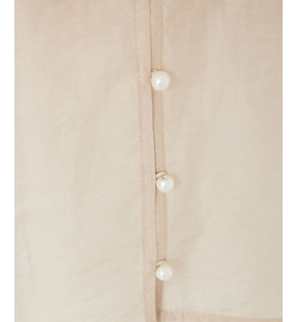 SELFIST「ラッフルフリルパールボタンブラウス」|シャツ・ブラウス|