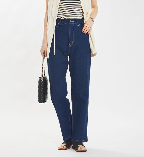 abahouse mavie「ストレッチストレートデニム」|デニム|