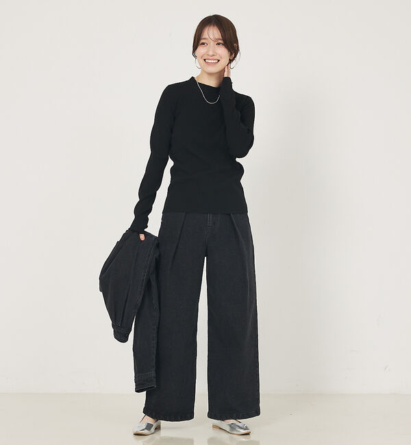 abahouse mavie「タックデニム」|デニム|