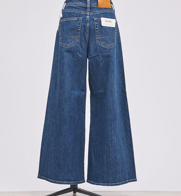 abahouse mavie「【SOMETHING】LISAスーパーワイドパンツ/デニム/シーズンレス」|デニム|