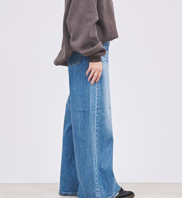 abahouse mavie「【SOMETHING】LISAスーパーワイドパンツ/デニム/シーズンレス」|デニム|