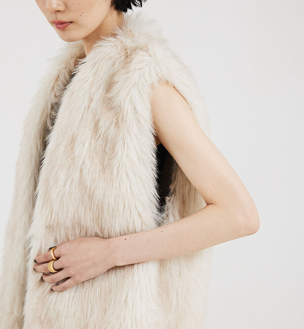 The Store by C' 「【COCUCA】エコファーベスト」|ダウンベスト・ベスト|