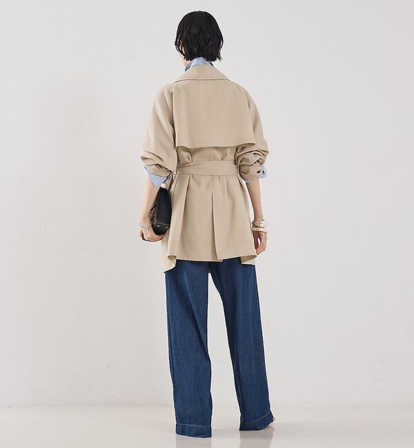 The Store by C' 「【COCUCA】ショートトレンチコート」|トレンチコート|