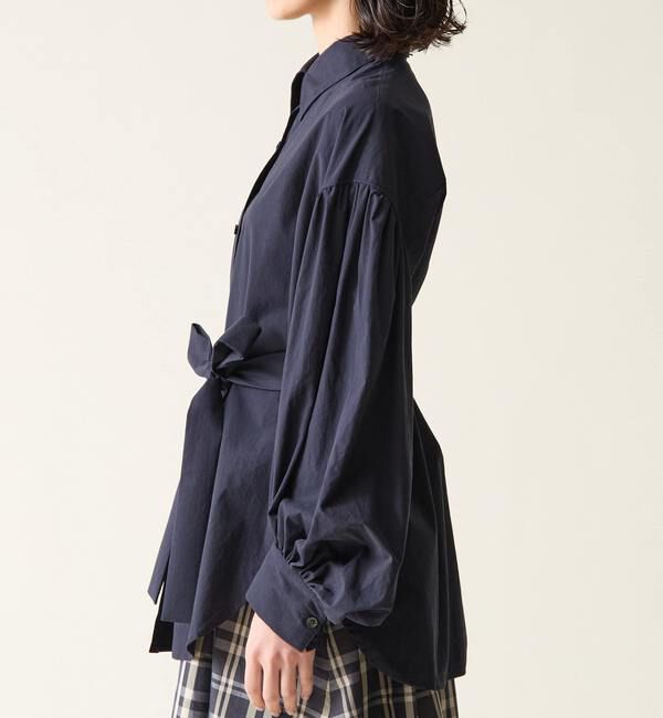 TIARA「ギャザースリーブシャツ」|シャツ・ブラウス|