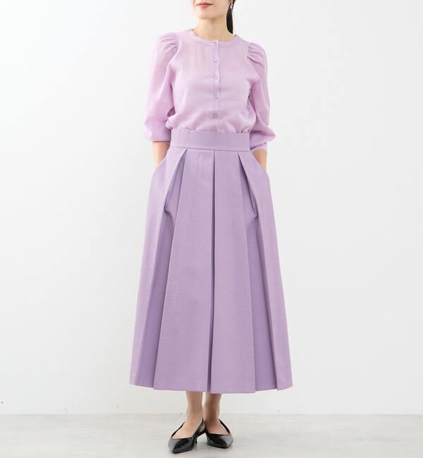 TIARA「カルゼタックフレアスカート」|スカート|
