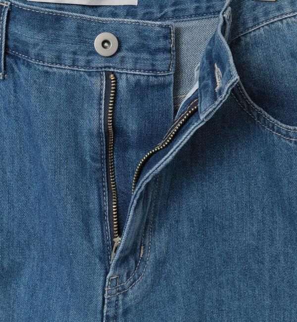 TIARA「ハイウエストワイドデニムパンツ」|デニム|