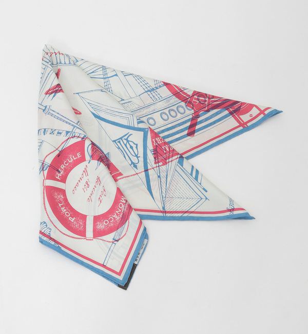 TIARA「【manipuri/マニプリ】シルクスカーフ」|バンダナ・スカーフ|レッド②