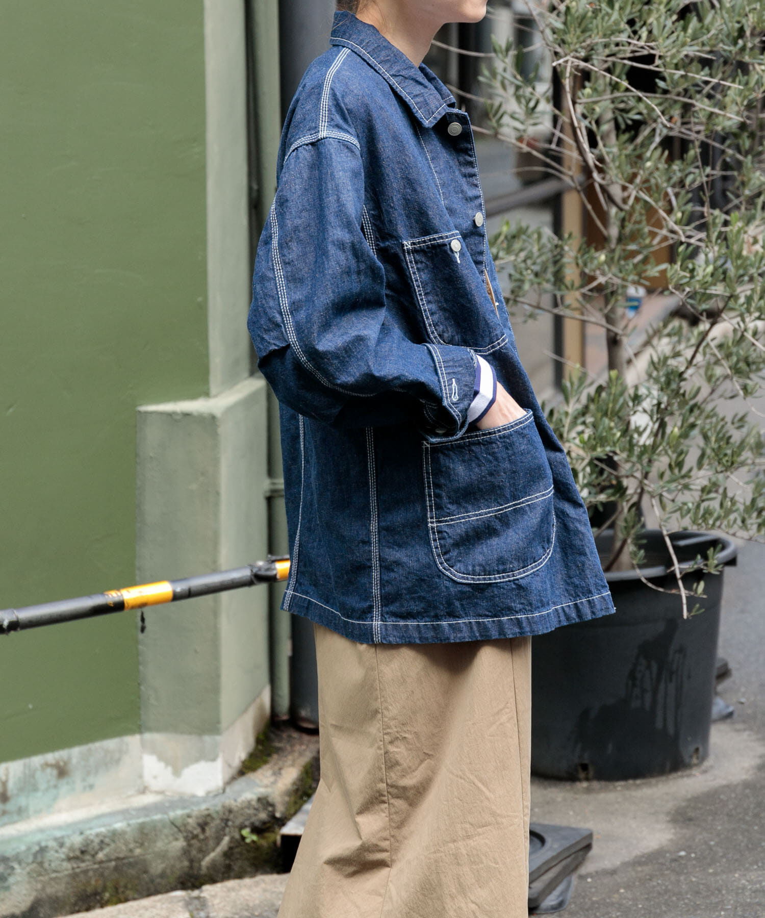 URBAN RESEARCH DOORS「FORK&SPOON　綿麻デニムカバーオール」|その他|