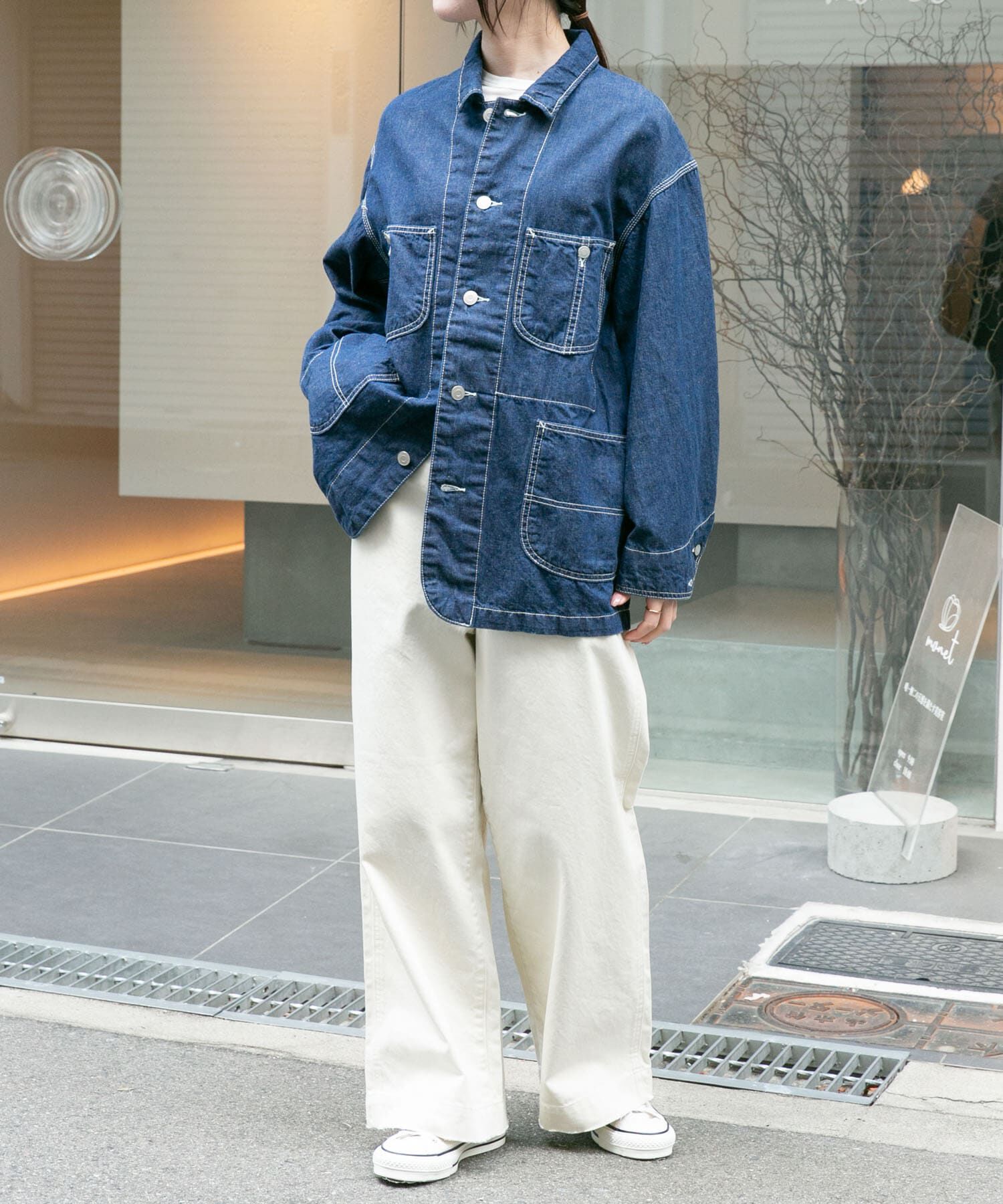 URBAN RESEARCH DOORS「FORK&SPOON　綿麻デニムカバーオール」|その他|