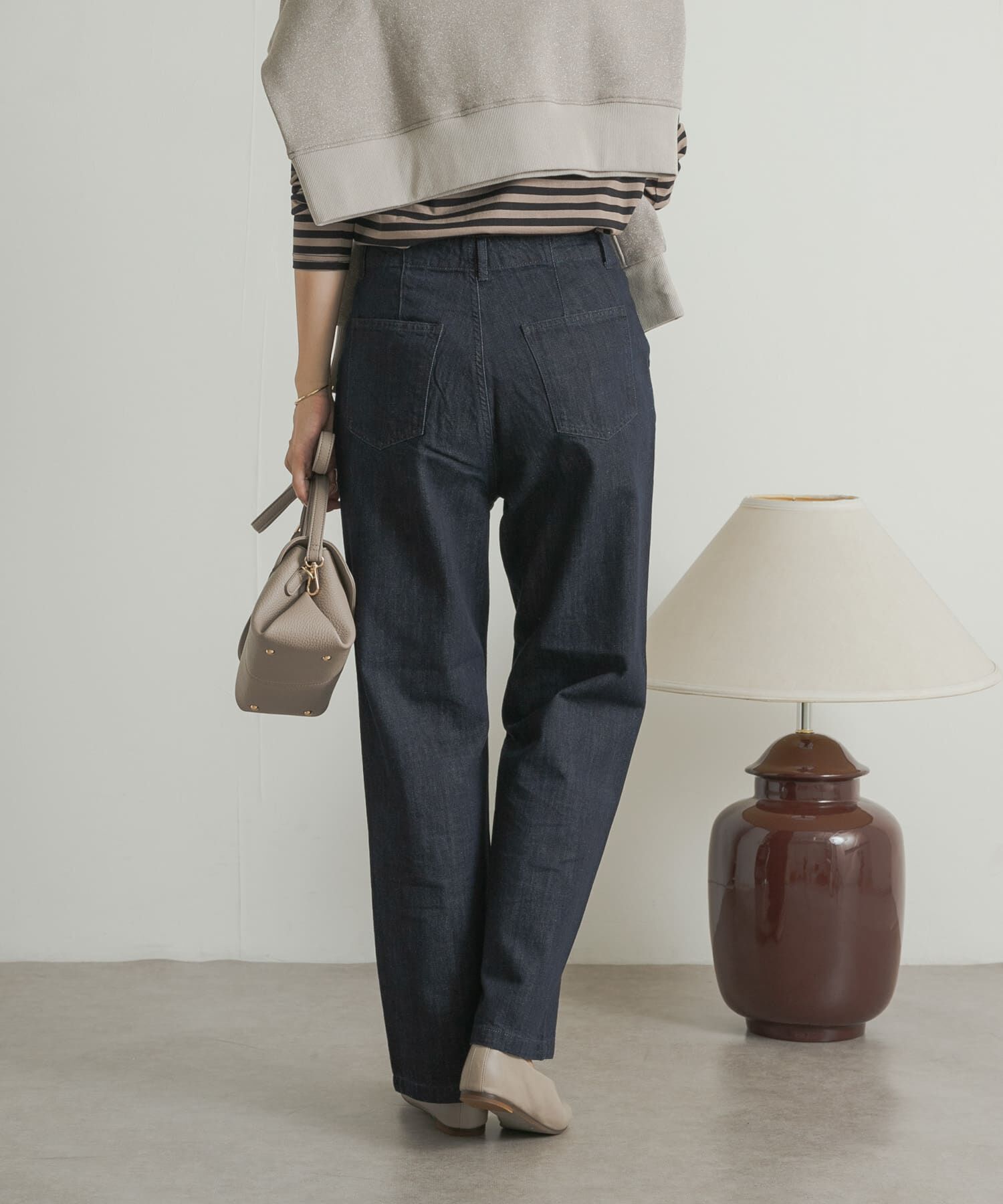 URBAN RESEARCH DOORS「デニムワイドパンツ」|デニム|