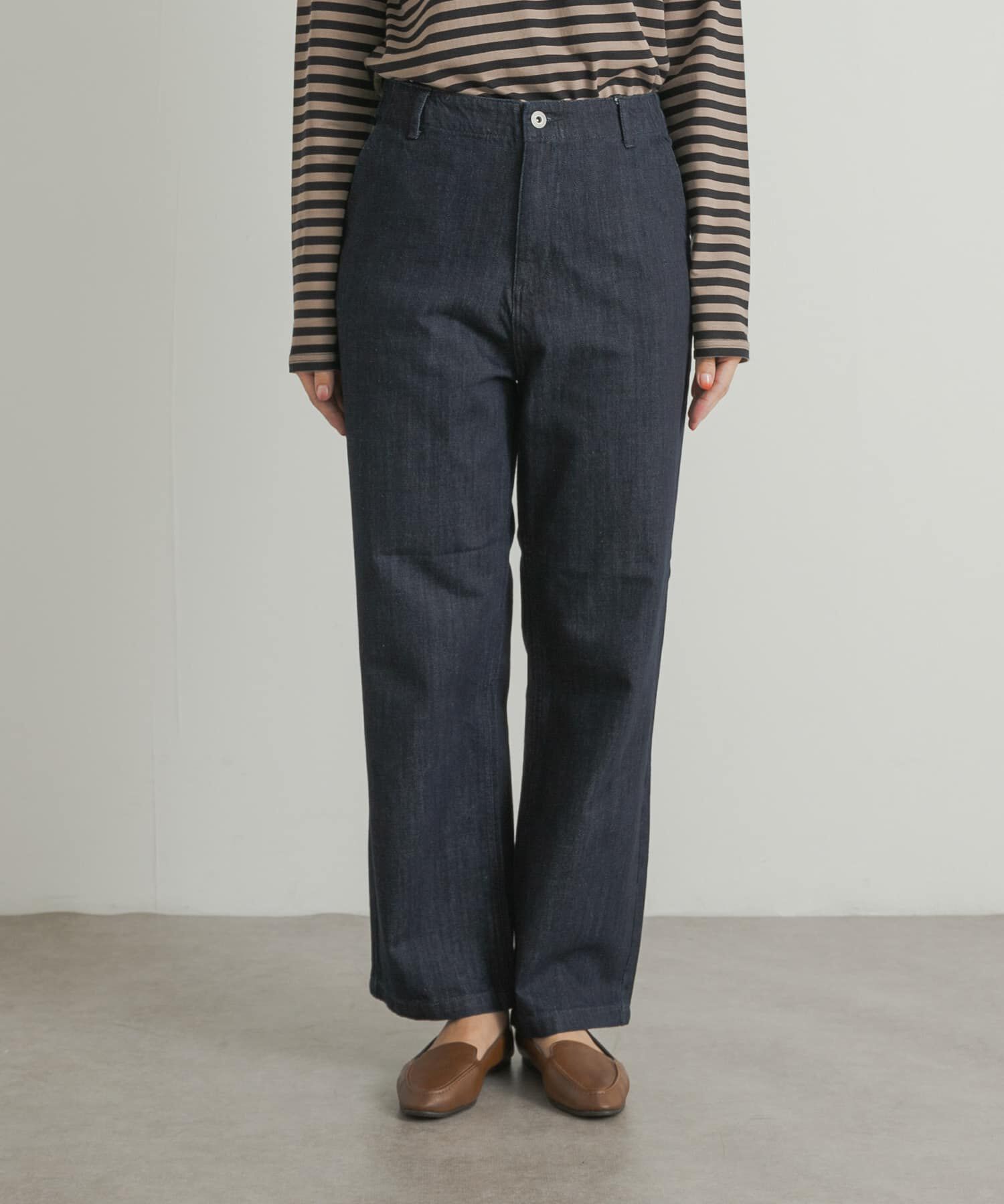 URBAN RESEARCH DOORS「デニムワイドパンツ」|デニム|