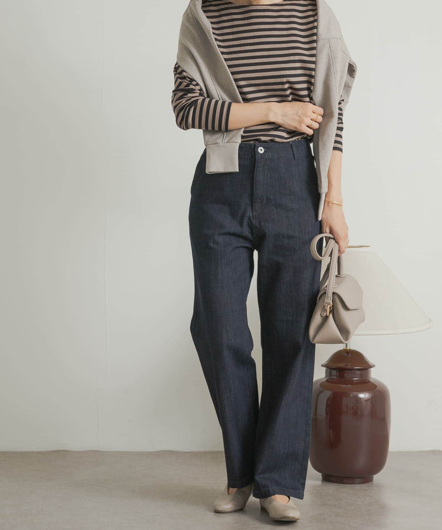 URBAN RESEARCH DOORS「デニムワイドパンツ」|デニム|