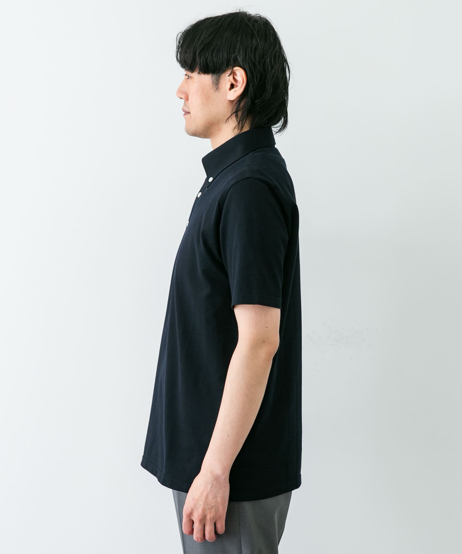 URBAN RESEARCH DOORS「『吸水速乾』LIFE STYLE TAILOR　ボタンダウン半袖プルオーバー」|シャツ・ブラウス|