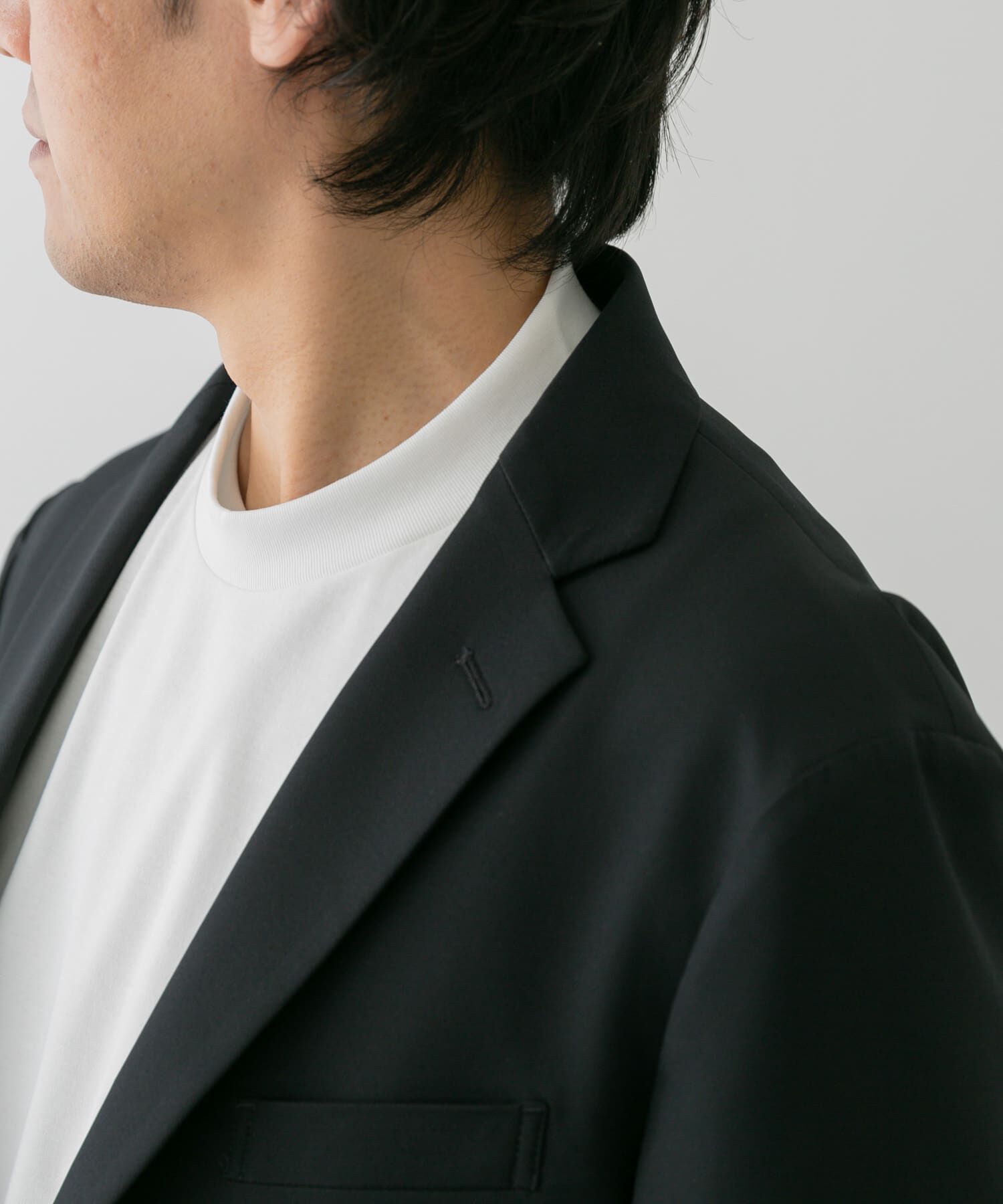 URBAN RESEARCH DOORS「『抗菌/防臭』LIFE STYLE TAILOR　シルケットポンチストレッチTシャツ」|シャツ・ブラウス|