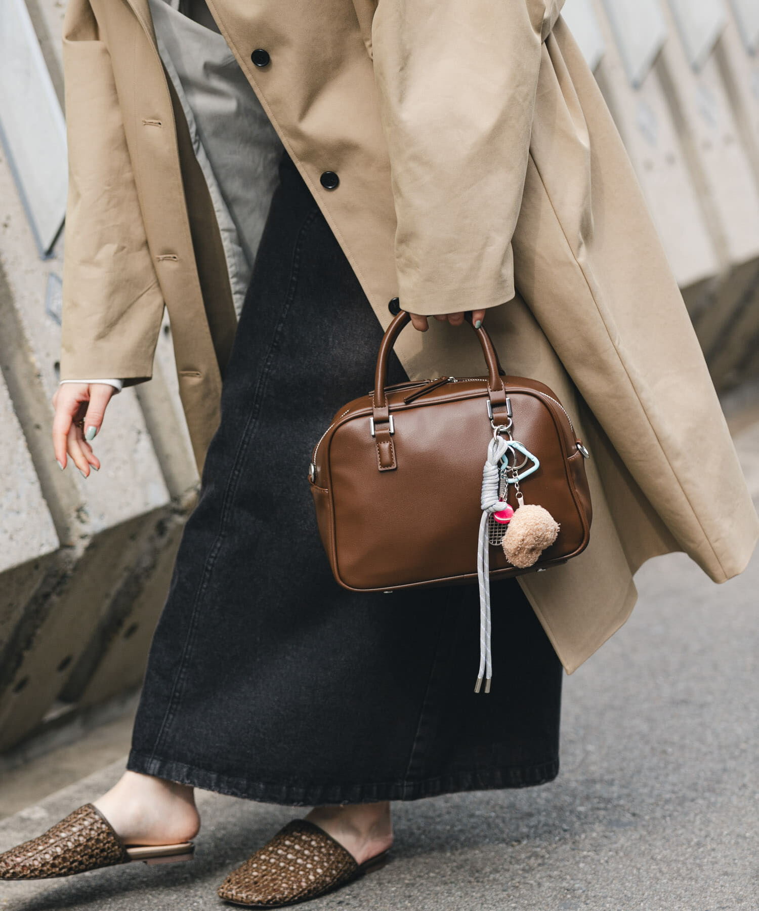 RODE SKO「チャームセットボストンバッグ」|ボストンバッグ|