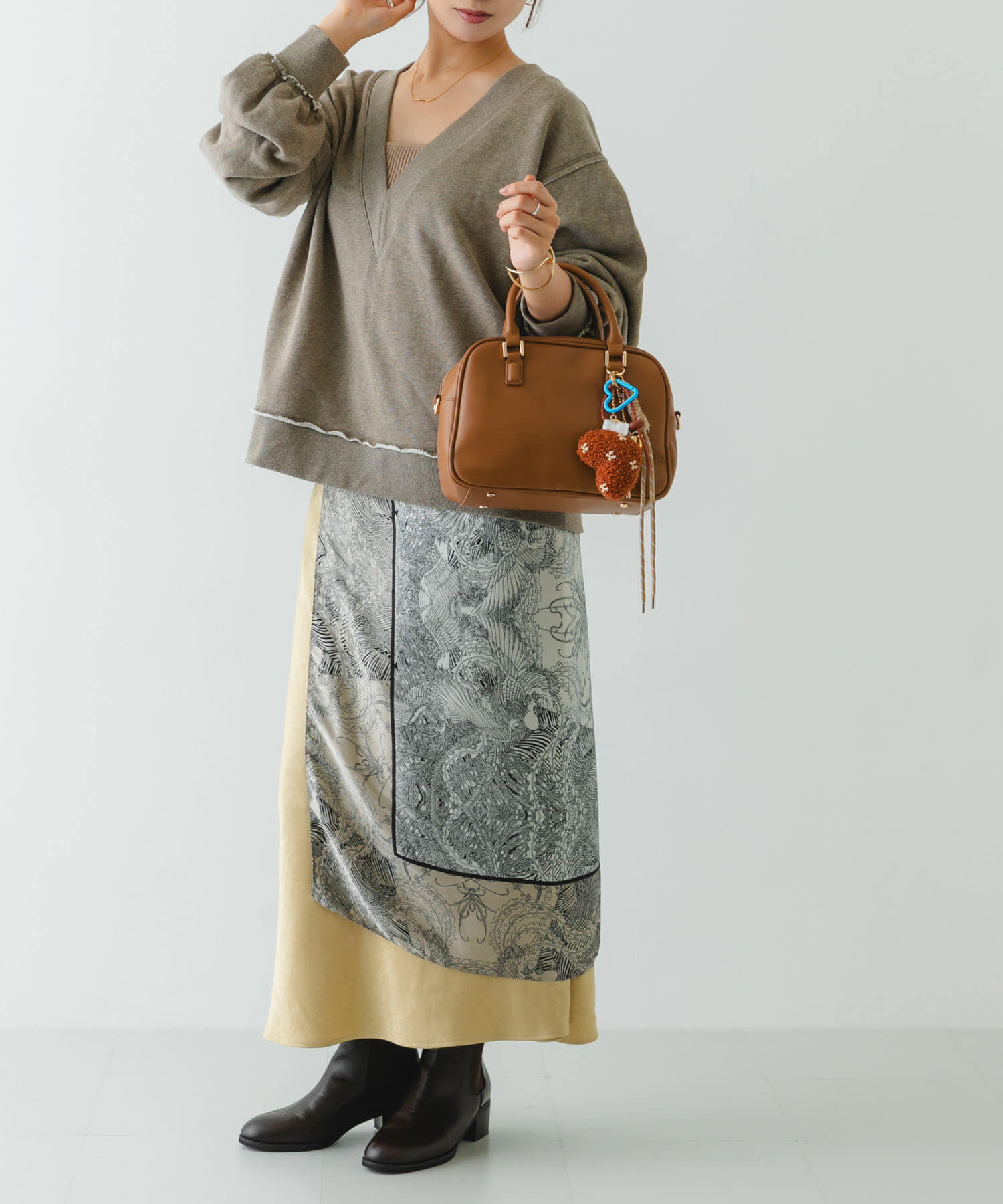 RODE SKO「チャームセットボストンバッグ」|ボストンバッグ|