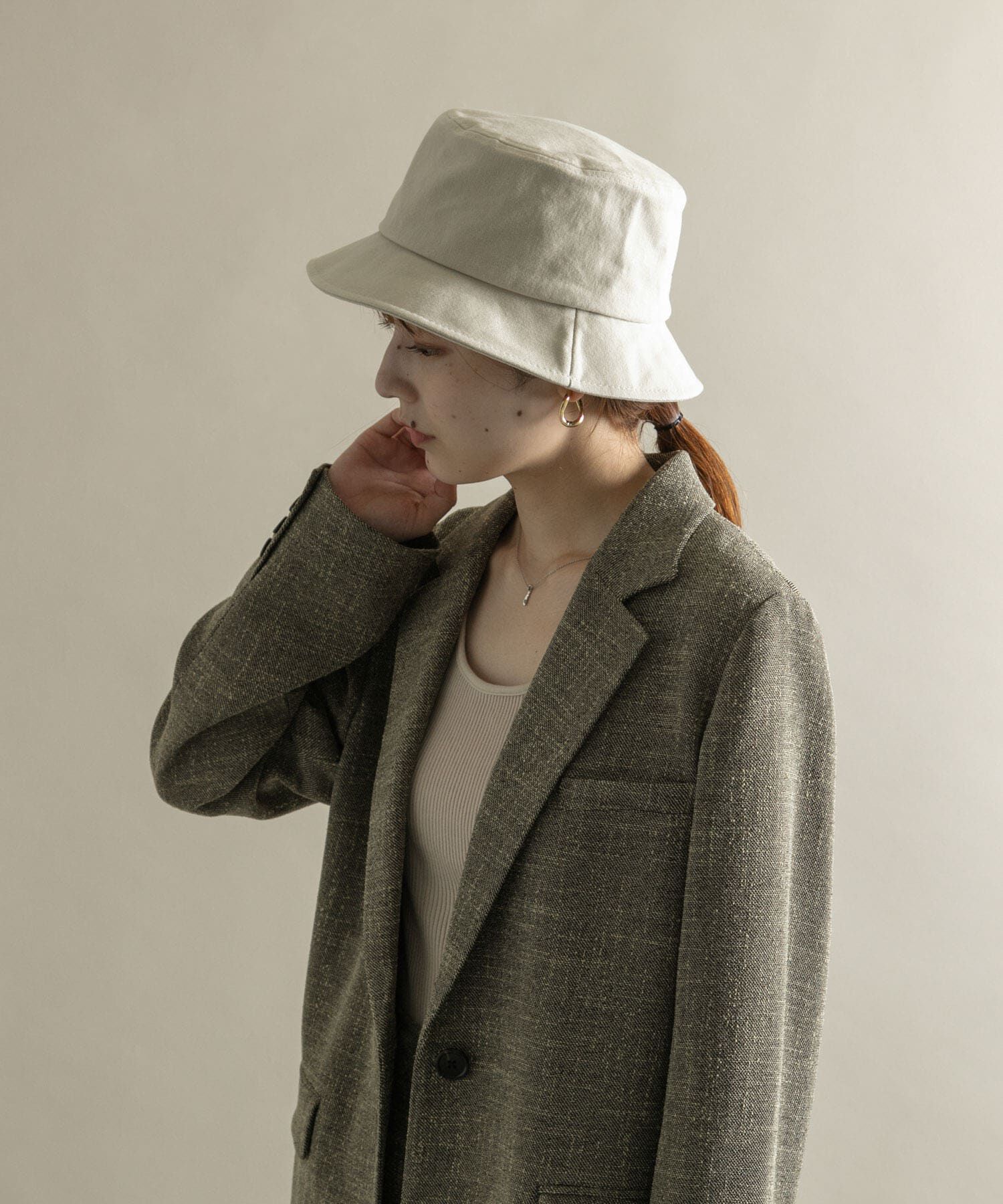 SMELLY「ツイルコットンバケットハット」|ハット|