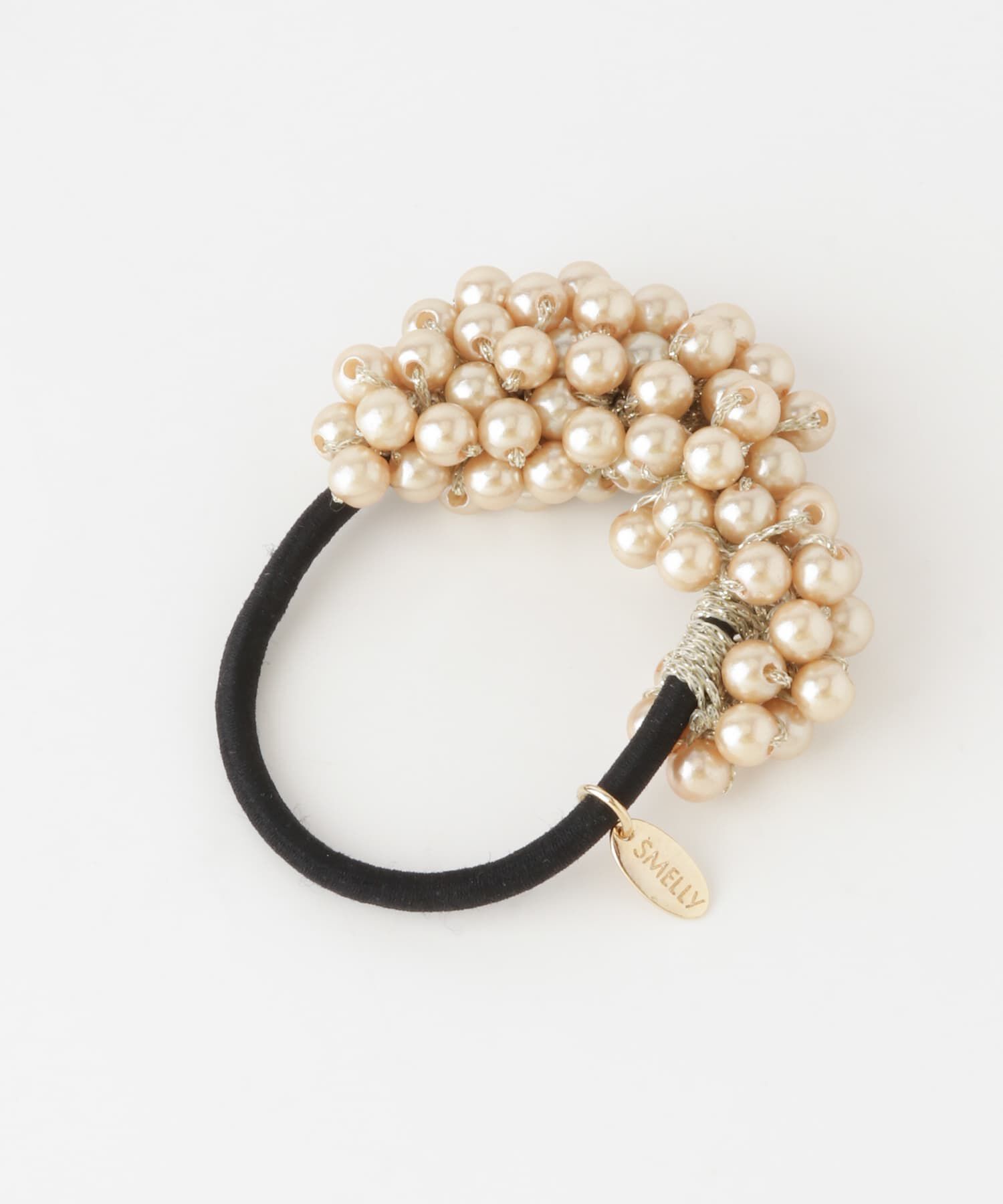 SMELLY「ギャザーパールヘアポニー」|ヘアゴム・シュシュ|