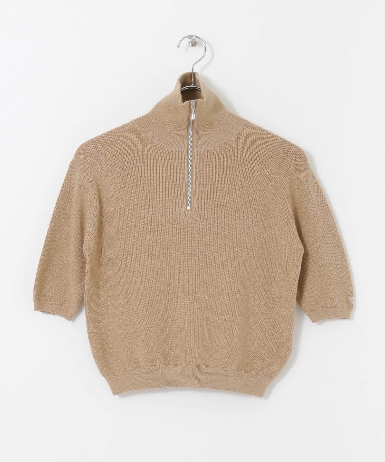Sonny Label 「OOPS　TRUECOTTONハーフジップニット」|ニット・セーター|ベージュ