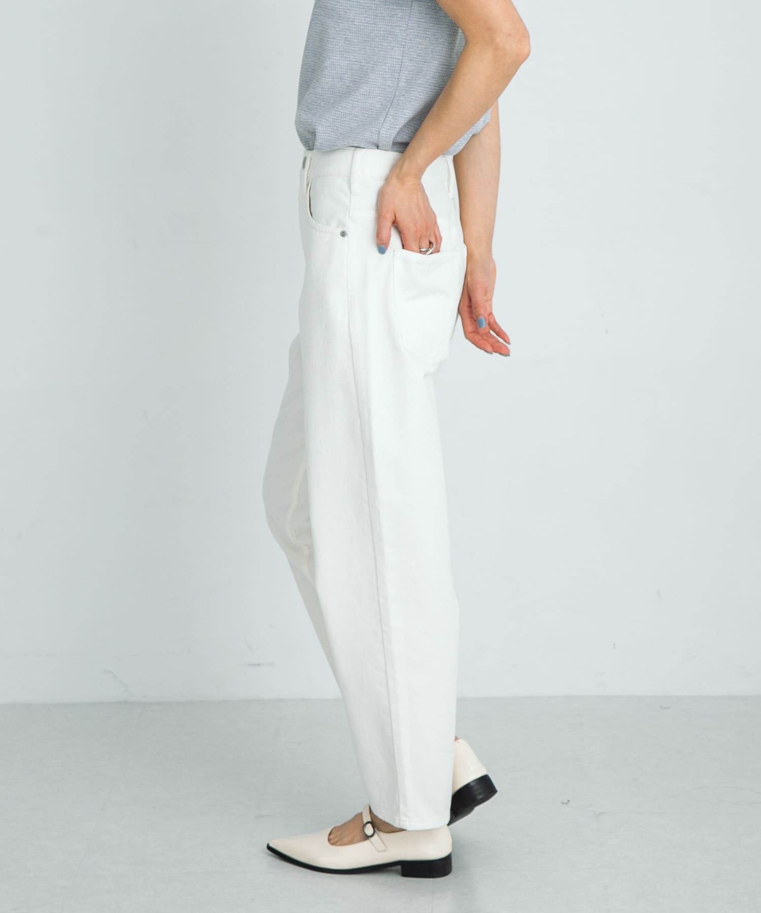 Sonny Label 「『34サイズ/低身長向けも展開』ワイドテーパードデニム」|デニム|