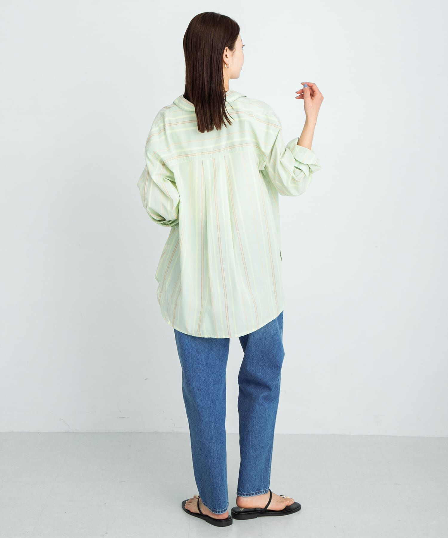 Sonny Label 「『34サイズ/低身長向けも展開』ワイドテーパードデニム」|デニム|