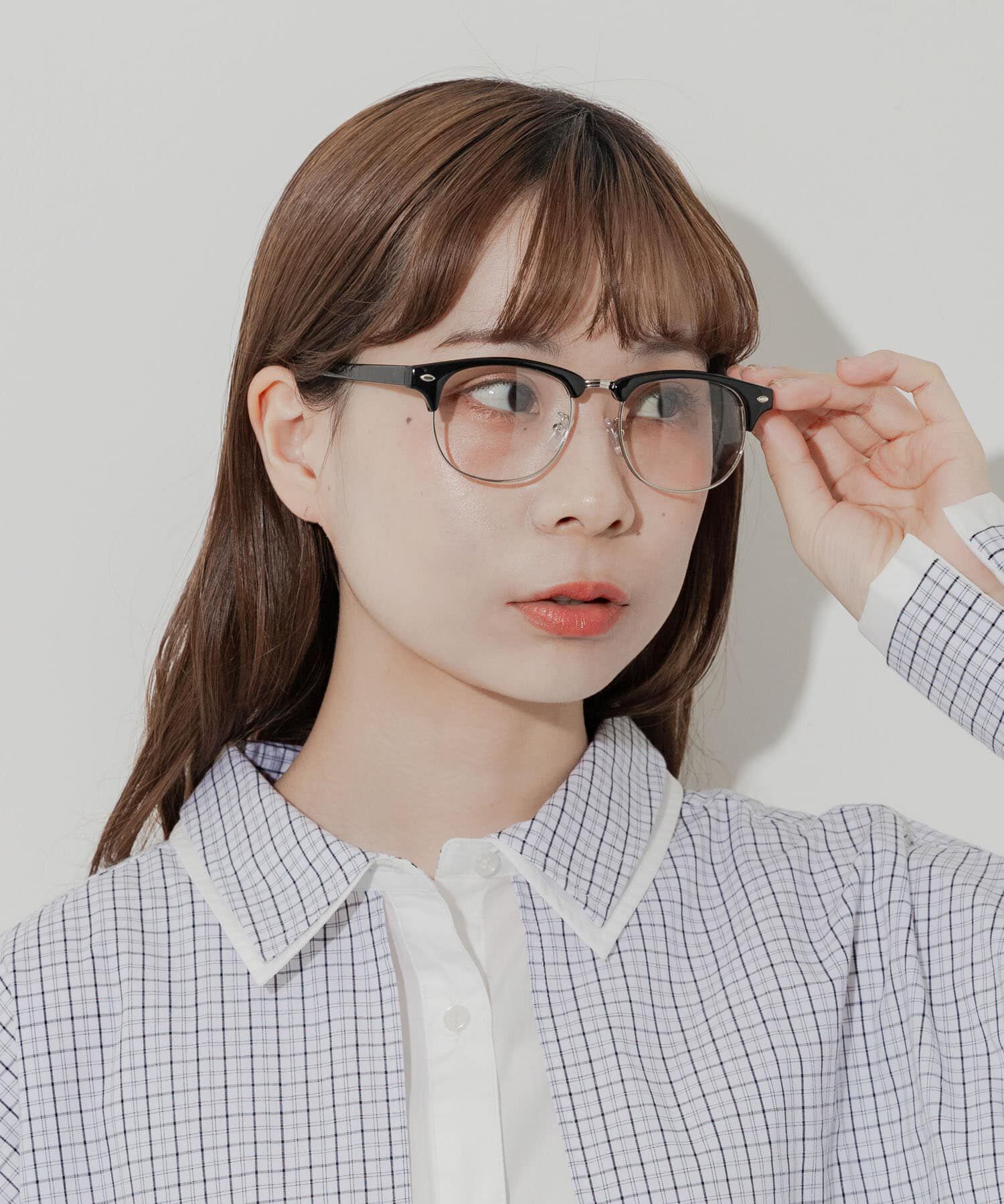 SMELLY「ハーフリムダテメガネ」|メガネ|