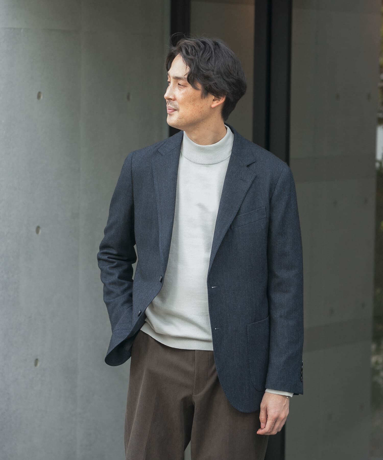 URBAN RESEARCH DOORS「LIFE STYLE TAILOR　ヘリンボンツイードジャケット」|その他|