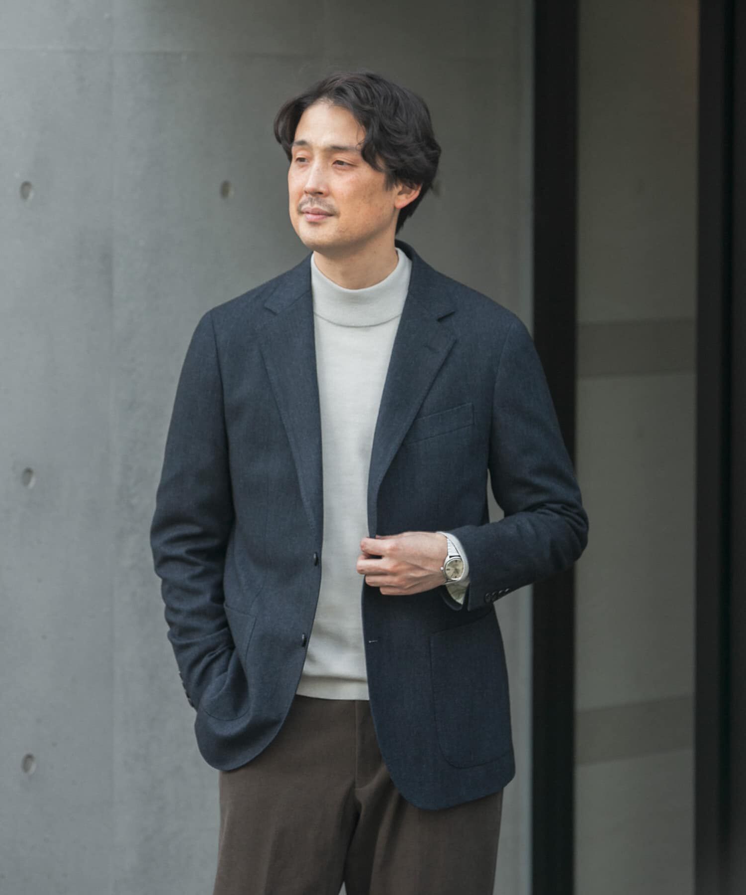 URBAN RESEARCH DOORS「LIFE STYLE TAILOR　ヘリンボンツイードジャケット」|その他|