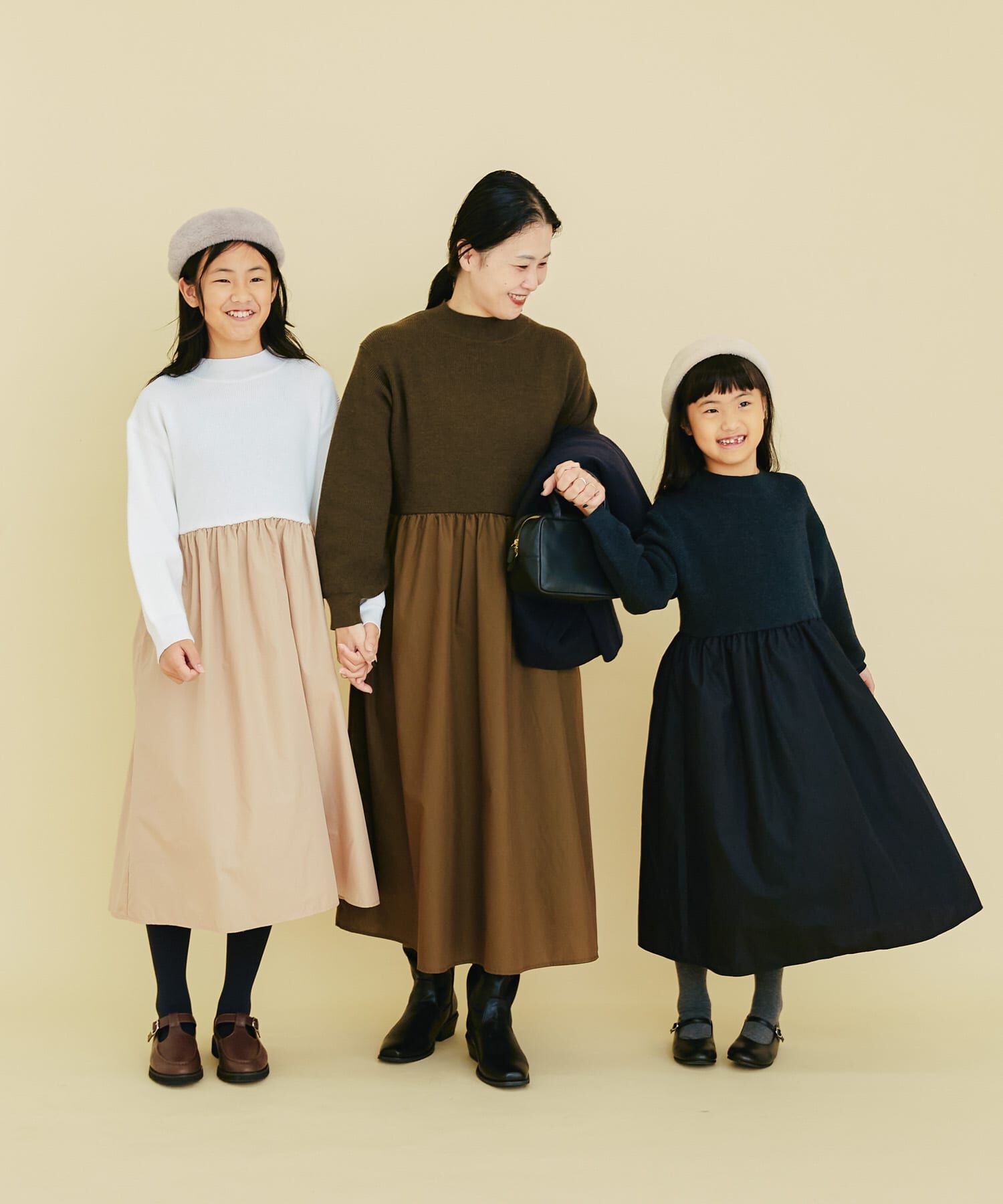 URBAN RESEARCH DOORS「『WEB/一部店舗限定』『親子リンク』ニットドッキングワンピース(KIDS)」|ワンピース|