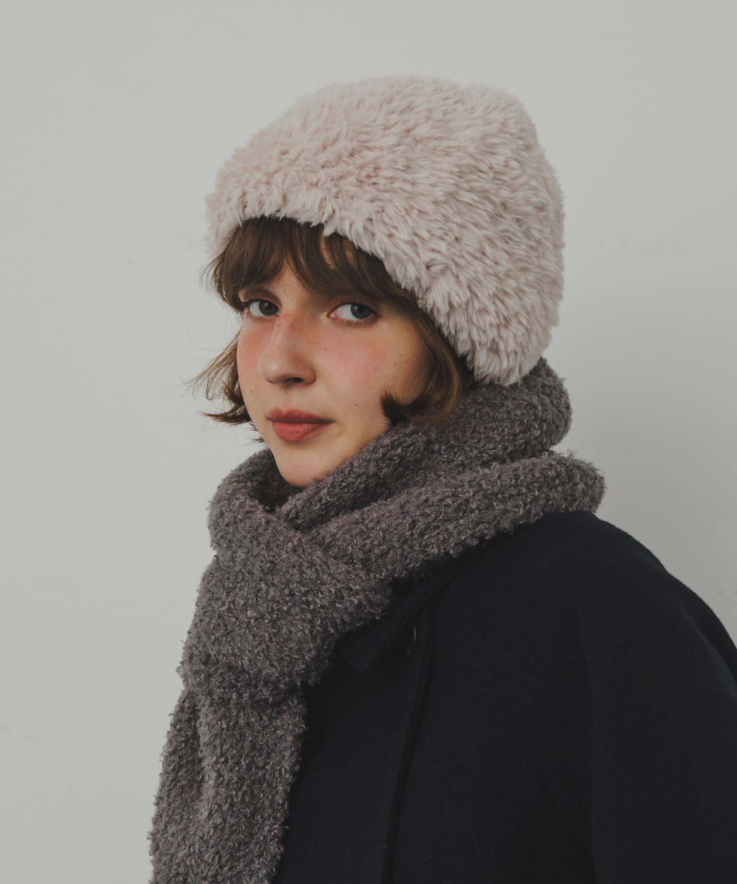 SMELLY「ファーニットキャップ」|ニット帽|