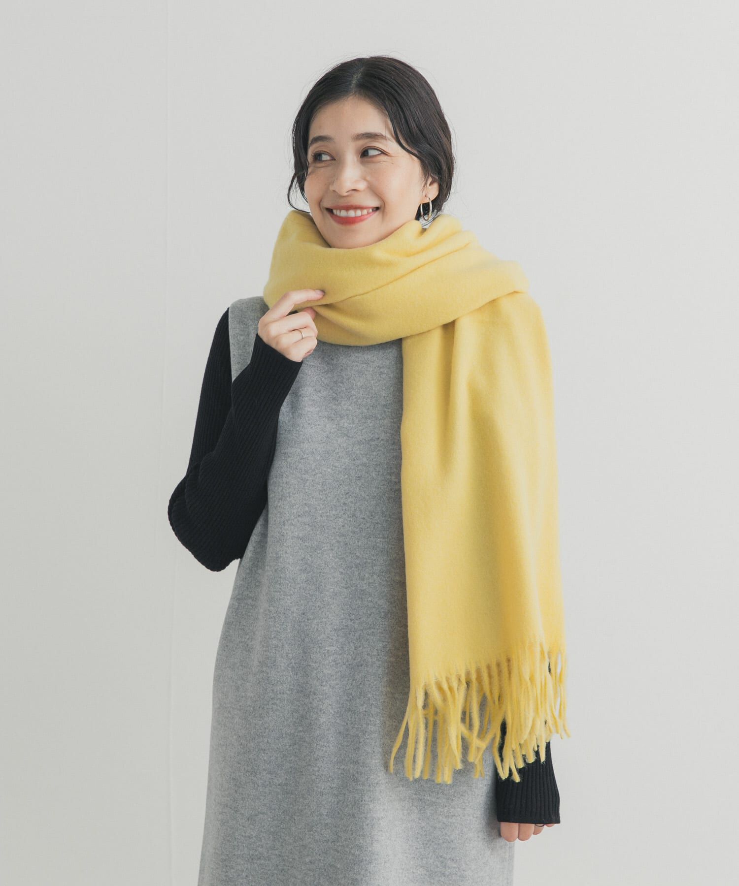 URBAN RESEARCH DOORS「なめらかプレーンストール」|ストール|