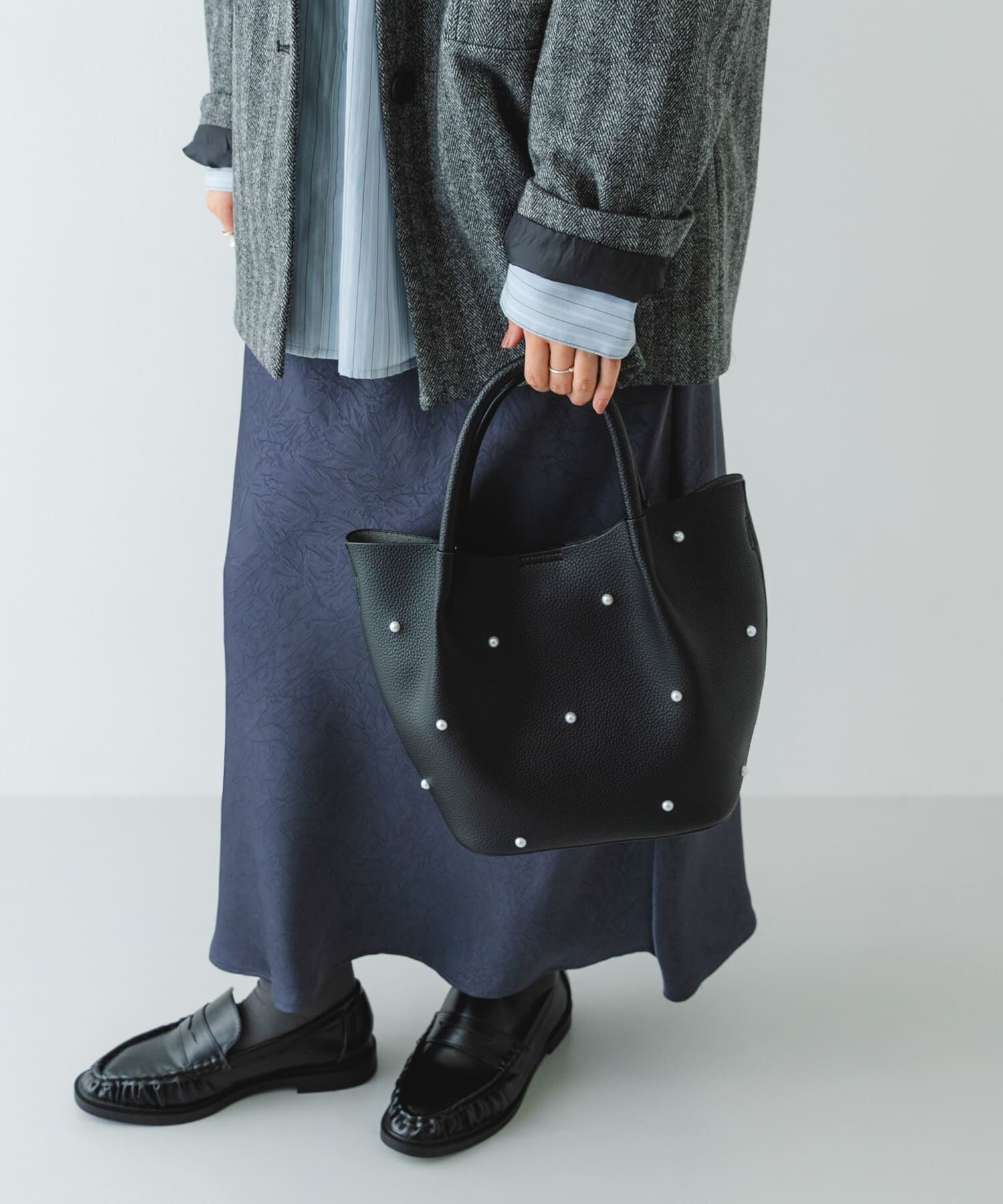 RODE SKO「インバッグ付パールバッグ」|ハンドバッグ|