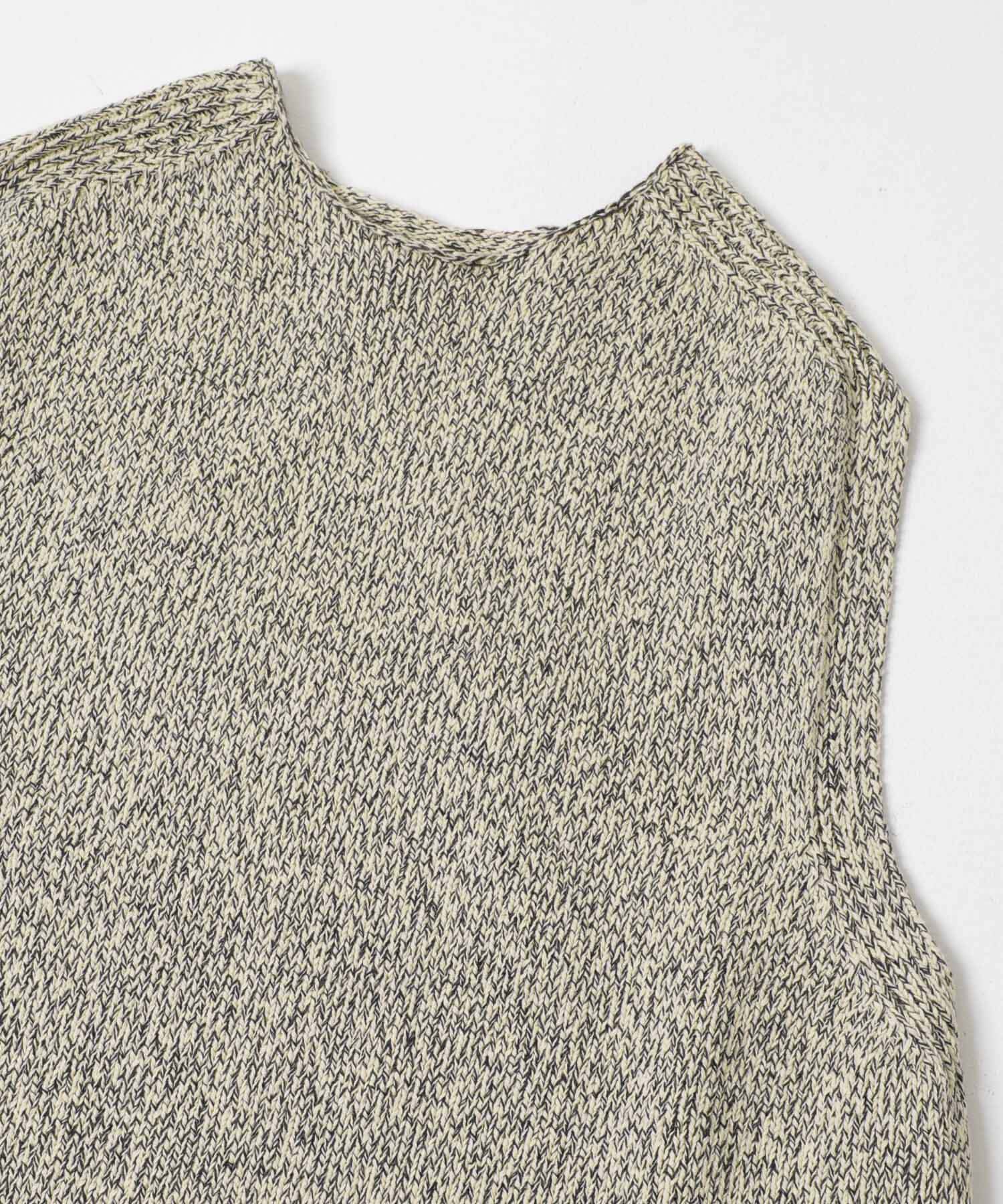 かぐれ「テープヤーンニットベスト」|ベスト・ジレ|