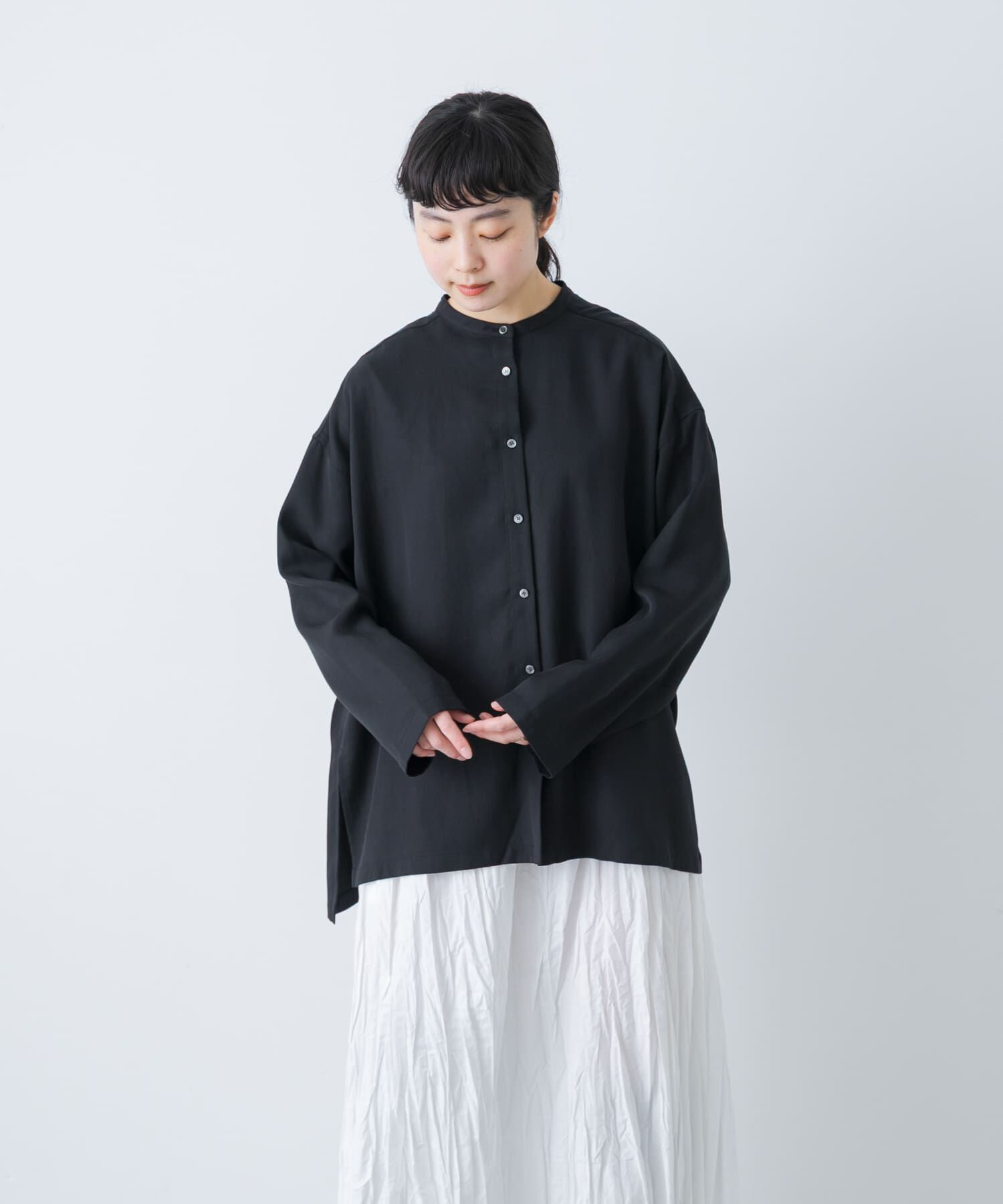 かぐれ「レーヨンワイドシャツ」|シャツ・ブラウス|