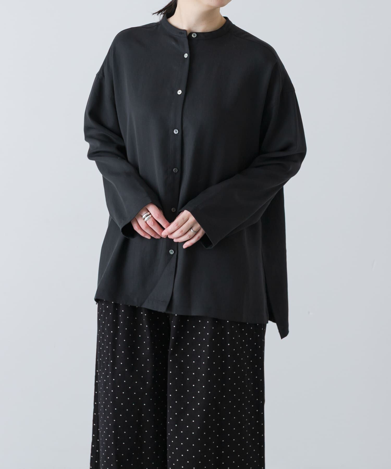 かぐれ「レーヨンワイドシャツ」|シャツ・ブラウス|